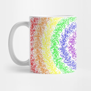 Rainbow Doodle Mandala Mug